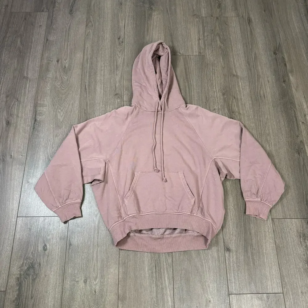 Madewell Relaxed Raglan Sleeve 365 Terry Ootoya Hoodie Sweatshirt US Women's S - Picture 2 of 7